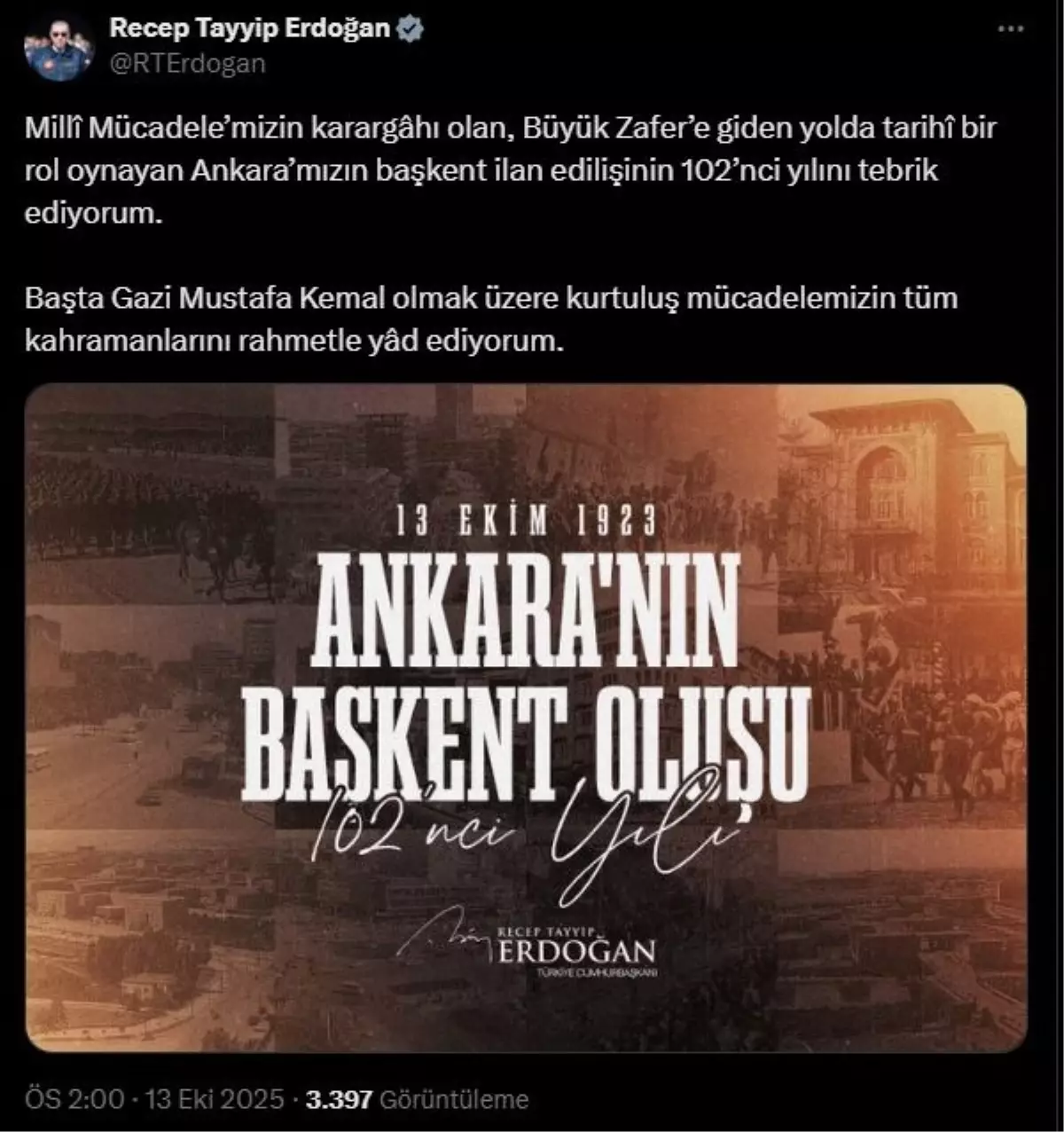 cumhurbaskani erdogan ankaranin baskent ilan edilisinin 102 yilini kutladi eVOTZKpi.jpg