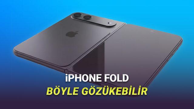 Katlanabilir iPhone'un Taslakları Ortaya Çıktı: Tasarımı Belli Oldu!
